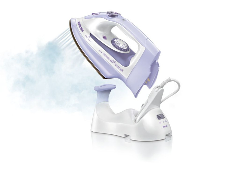 Philips AZUR 2-in-1 GC4810/07 2000W 250L Anodilium soleplate Lilac steam ironing station