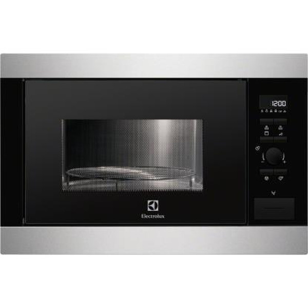 Electrolux EMS26203OX Встроенный 26л 900Вт Черный, Нержавеющая сталь микроволновая печь