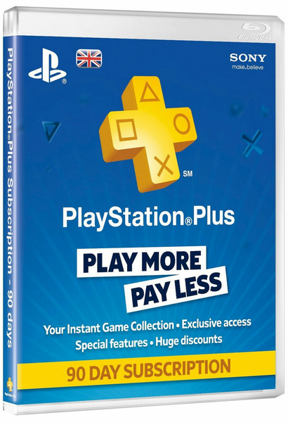Sony PlayStation Plus PS4 Card: 90