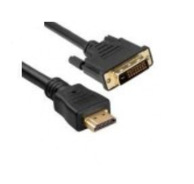 Unirise HDMI / DVI-D, 3ft 0.9м HDMI DVI-D Черный адаптер для видео кабеля