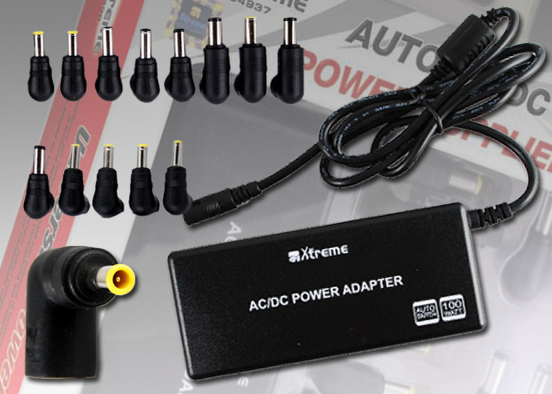 Xtreme 94937 Для помещений 100Вт Черный адаптер питания / инвертор