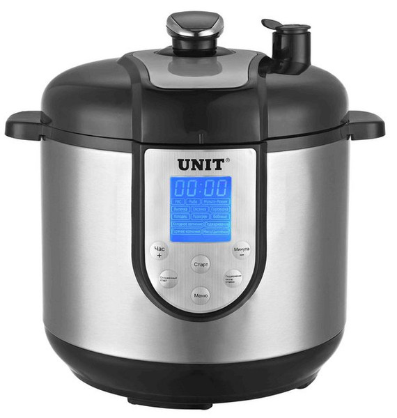 Unit USP-1210S 6L 1100W Black,Stainless steel multi cooker