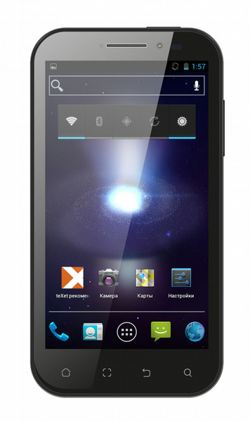 TEXET TM-5277 Black smartphone