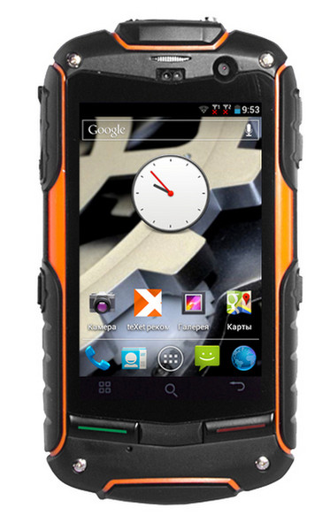 TEXET TM-3204R Черный, Оранжевый смартфон