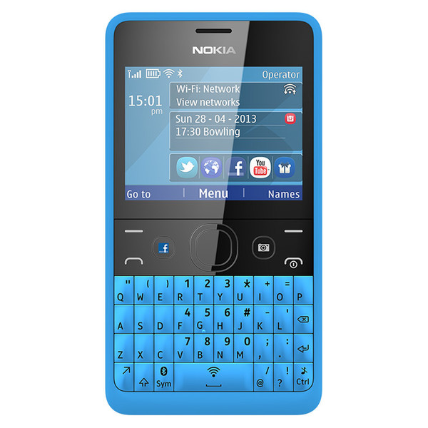 Nokia Asha 210 Бирюзовый