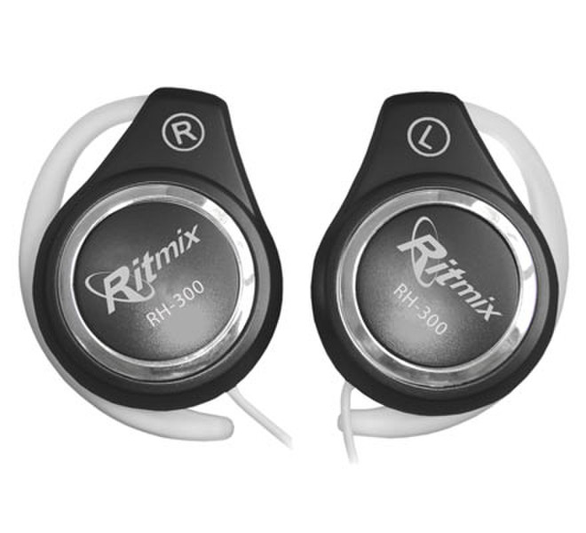 Ritmix RH-300 Ohraufliegend Ohrbügel Schwarz Kopfhörer
