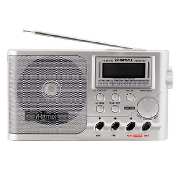 Ritmix RPR-1380 Персональный Цифровой Cеребряный радиоприемник