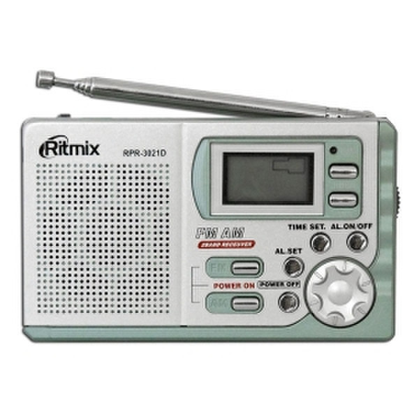 Ritmix RPR-3021 Персональный Цифровой Cеребряный радиоприемник