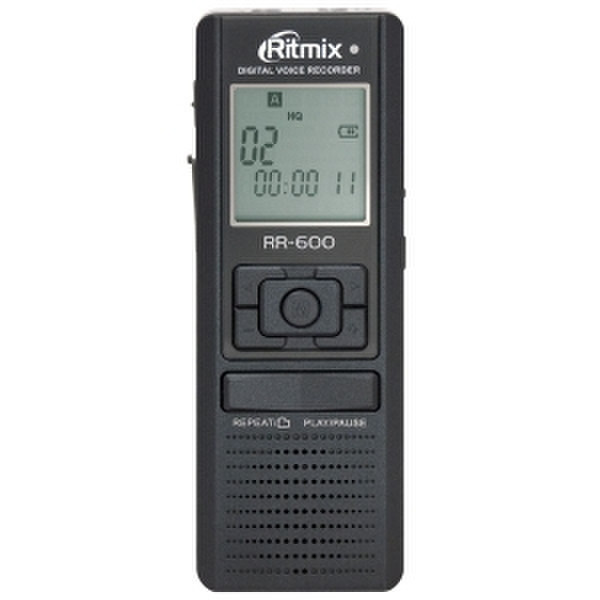 Ritmix RR-600 Internal memory & flash card Черный диктофон