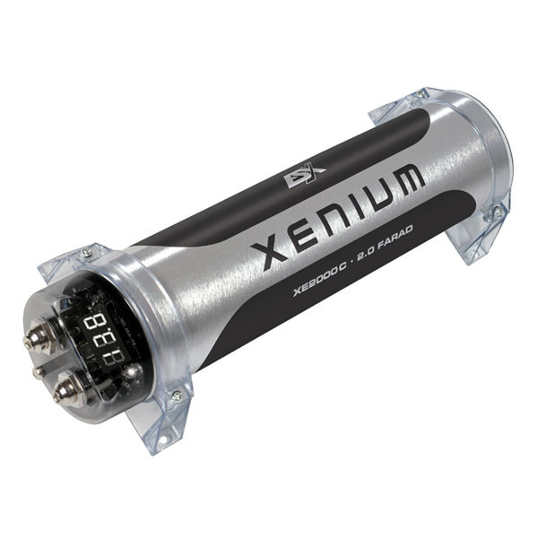 ESX XE2000C Zylindrische Gleichstrom Silber Kondensator