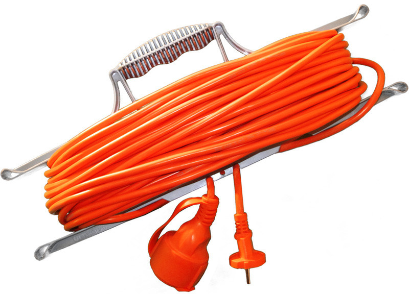 Universal УШ-6 1AC outlet(s) 40m Orange power extension