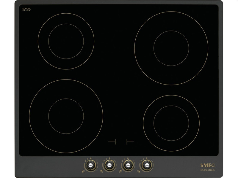 Smeg PI764AO built-in Electric induction Anthracite,Black hob