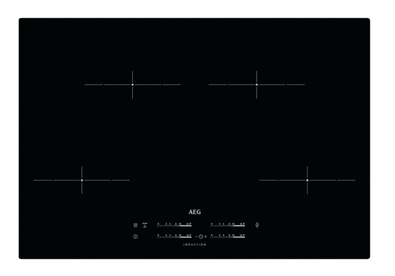 AEG HK854401IB Настольный Индукционная Черный
