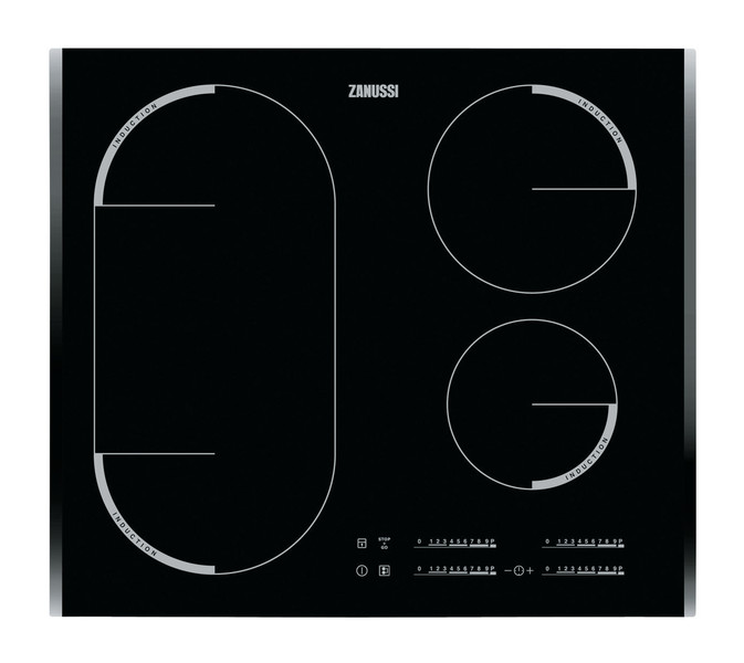 Zanussi ZEM6740BBA Eingebaut Electric hob Schwarz