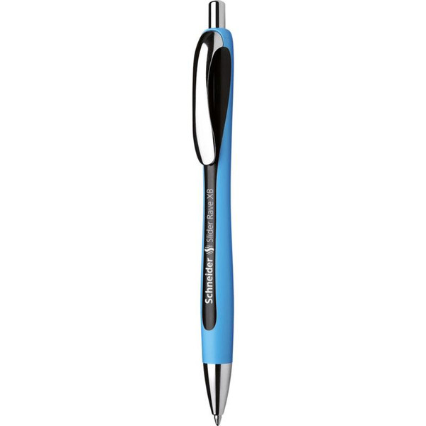 Schneider Slider Rave XB Clip-on retractable ballpoint pen Extra Bold Black
