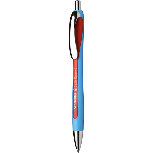 Schneider Slider Rave XB Clip-on retractable ballpoint pen Extradick Rot
