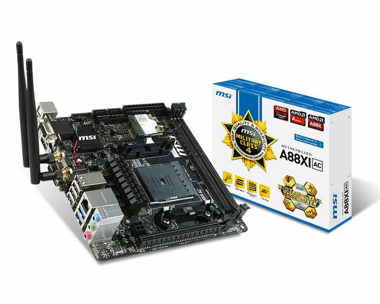 MSI A88XI AC AMD A88X Socket FM2+ Mini ITX