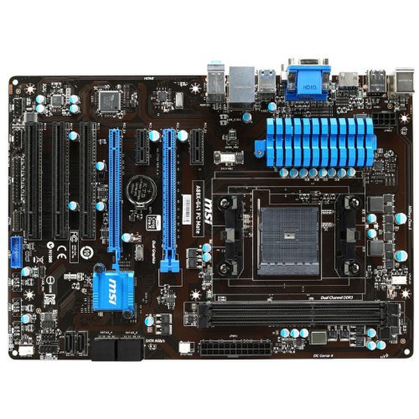 MSI A88X-G41 PC Mate AMD A88X Socket FM2+ ATX