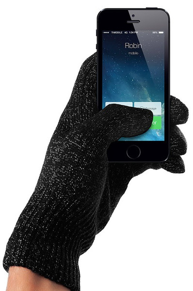 Mujjo Touchscreen Gloves Black Schwarz