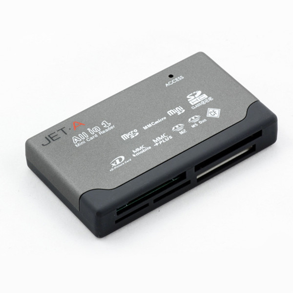 JetAccess JA-CR2 USB 2.0 Серый устройство для чтения карт флэш-памяти