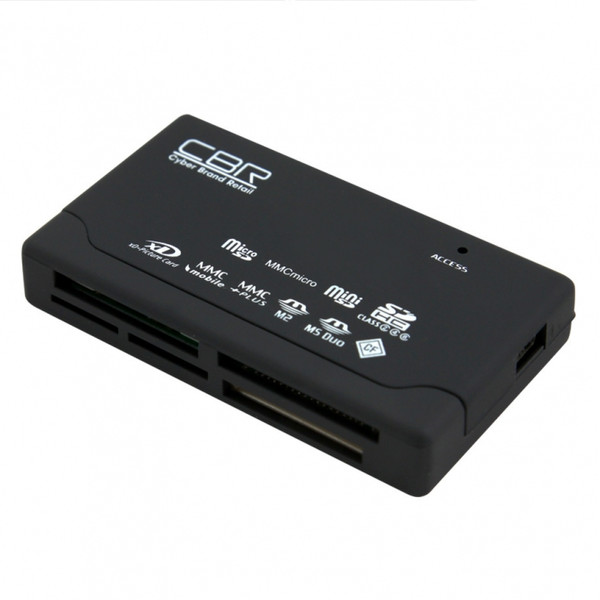 CBR CR 455 USB 2.0 Черный устройство для чтения карт флэш-памяти
