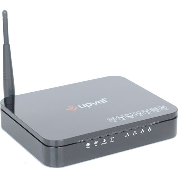 UPVEL UR-214AWG Fast Ethernet Schwarz WLAN-Router
