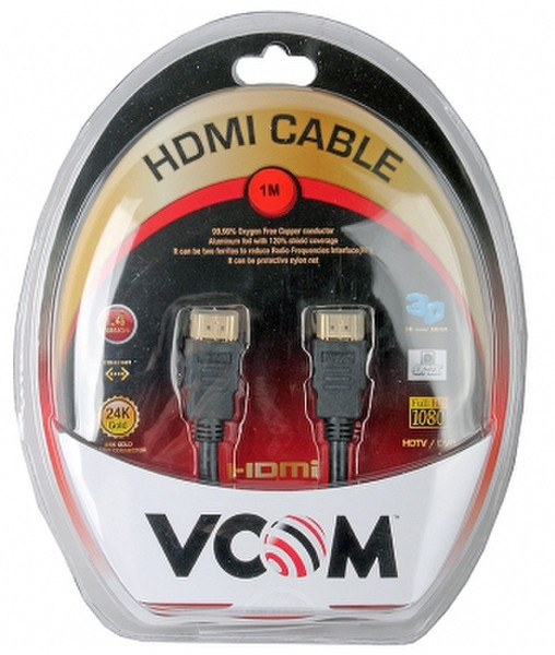 VCOM HDMI/HDMI, 1m