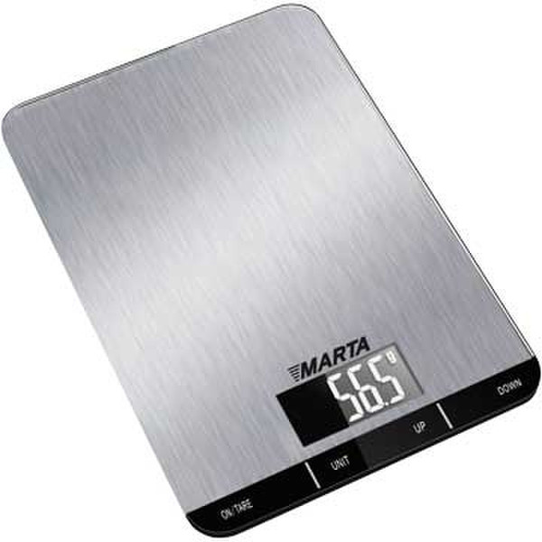 MARTA MT-1627 Electronic kitchen scale Cеребряный кухонные весы