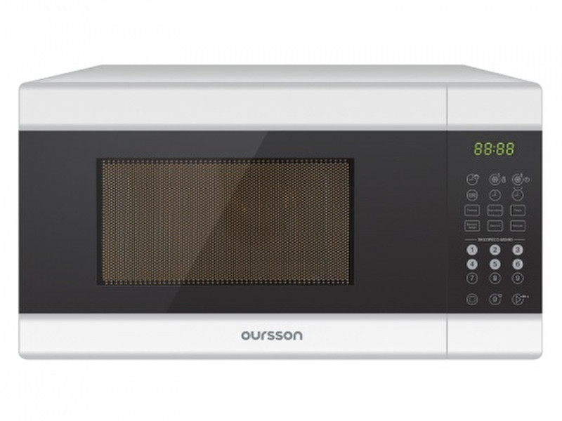OURSSON MD2045/WH Countertop 20L 700W Black,White microwave