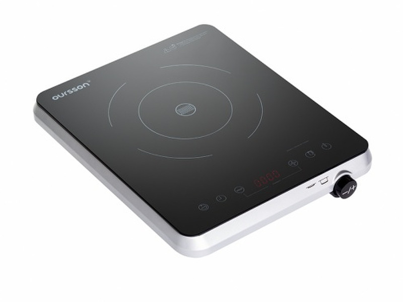 OURSSON IP1215R/BL Tabletop Induction Black,Stainless steel hob