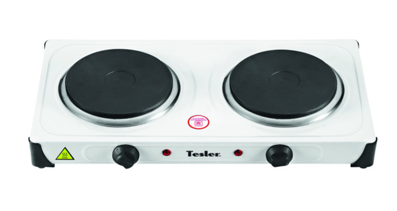 TESLER PE-20 Tabletop Sealed plate White hob