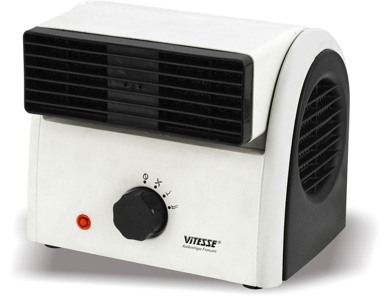 ViTESSE VS-863 Table 1000W Black,White Fan electric space heater