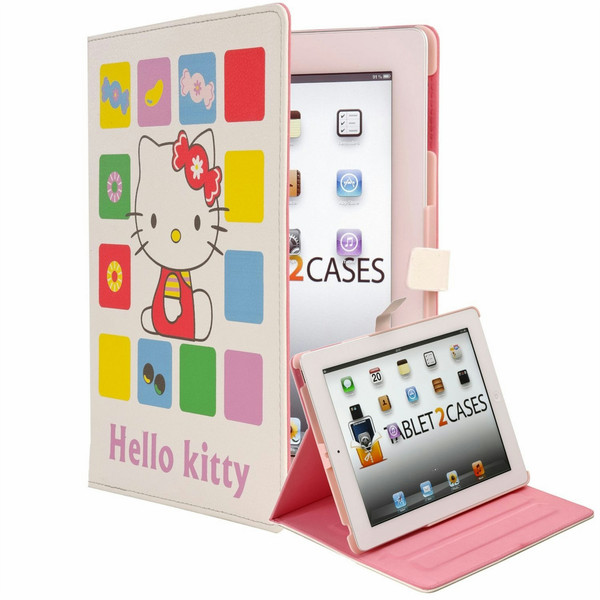 Hello Kitty HKY011WHT100 9.7Zoll Blatt Mehrfarben Tablet-Schutzhülle