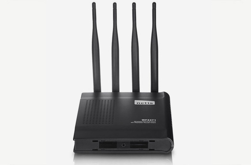 Netis System WF2471 Dual-band (2.4 GHz / 5 GHz) Fast Ethernet Schwarz WLAN-Router