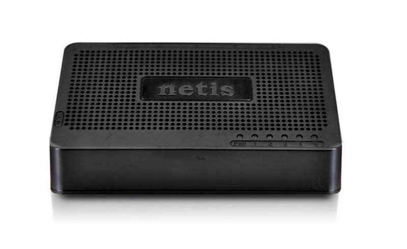Netis System ST3105S Неуправляемый Fast Ethernet (10/100) Черный сетевой коммутатор