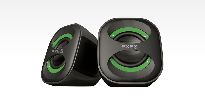 Exeq SPK-2106 Stereo 6W Black,Green