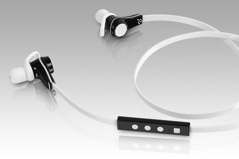 Aluratek ABH13F im Ohr Binaural Bluetooth Schwarz, Weiß Mobiles Headset