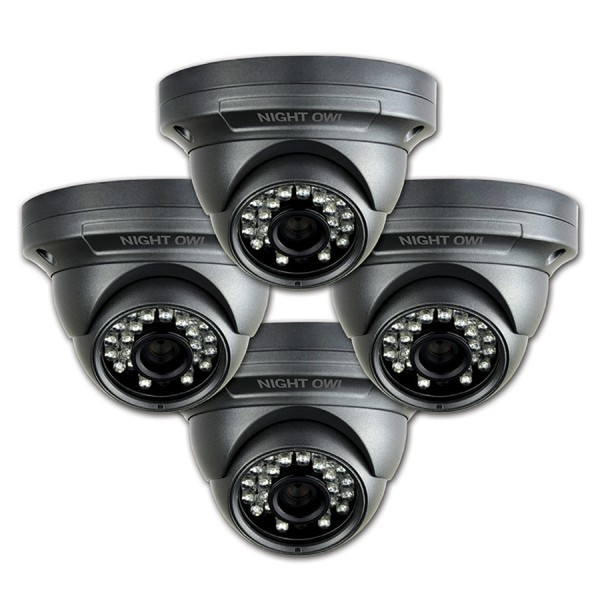 NIGHT OWL CAM-4PK-DM724 CCTV security camera Innen & Außen Kuppel Schwarz Sicherheitskamera