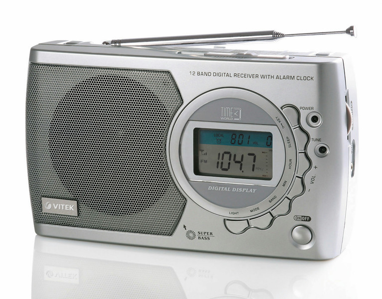 Vitek VT-3585 SR Tragbar Analog Silber Radio