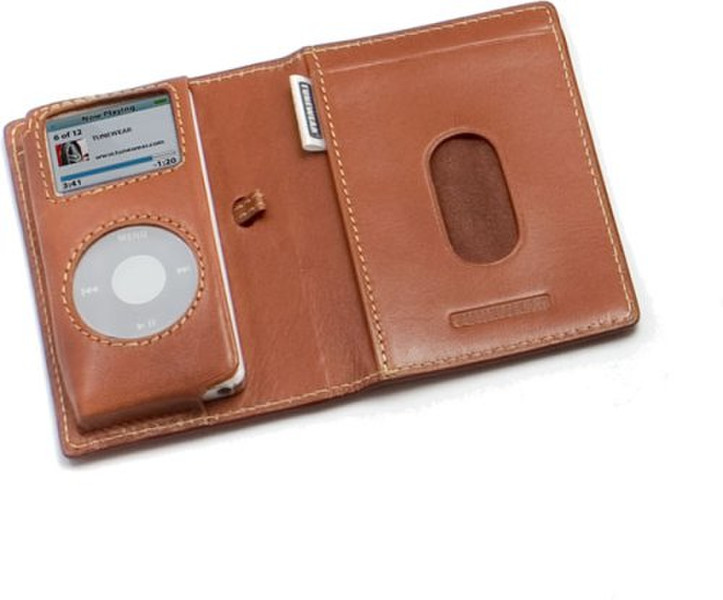 TuneWear 13352 Wallet case Braun MP3/MP4-Schutzhülle