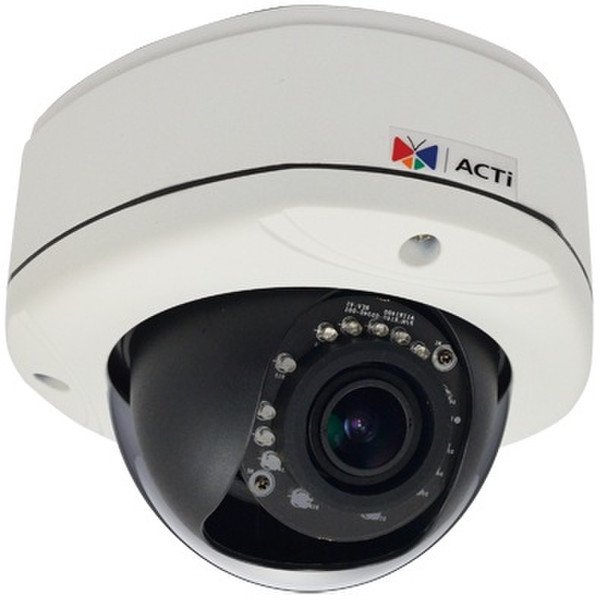 ACTi D81 IP security camera Вне помещения Dome Белый камера видеонаблюдения