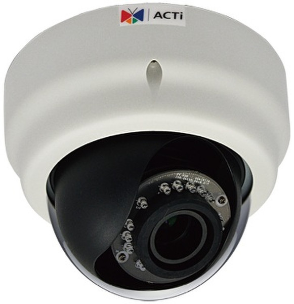 ACTi D64 IP security camera Innenraum Kuppel Weiß Sicherheitskamera