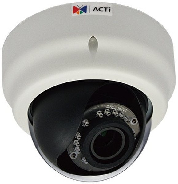 ACTi D65 IP security camera Для помещений Dome Белый камера видеонаблюдения