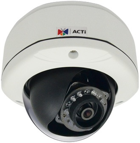 ACTi D71 IP security camera Вне помещения Dome Белый камера видеонаблюдения