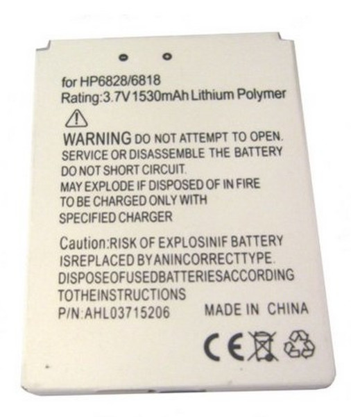 BlueTrade BT-BAT-PDA-HP68 Lithium Polymer 1530mAh 3.7V Wiederaufladbare Batterie