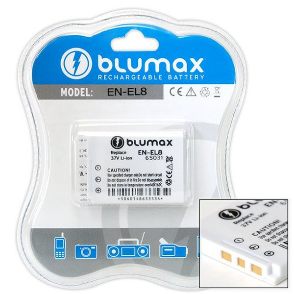Blumax 65031 Литий-ионная 700мА·ч 3.7В аккумуляторная батарея