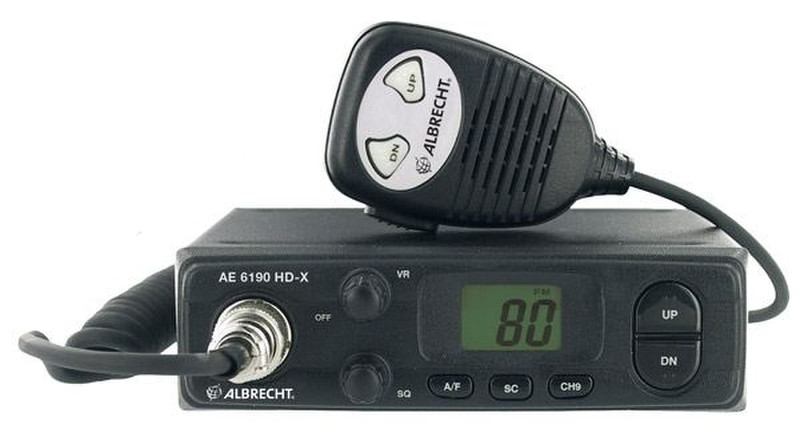Albrecht AE 6190 HD-X Автомобиль Черный радиоприемник