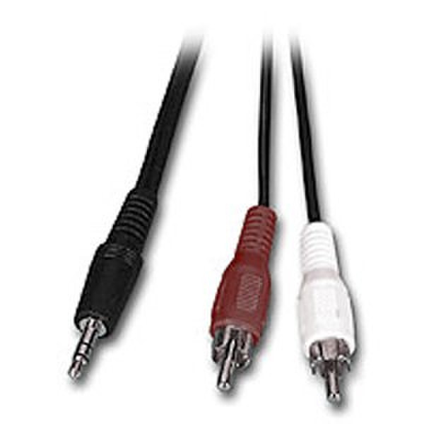 Connectland 0106064 5m 3.5mm 2 x RCA Black,Red,White