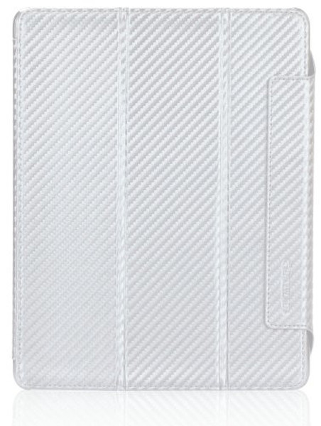 TuneWear IPAD3-CARBON-02 Cover case Weiß Tablet-Schutzhülle