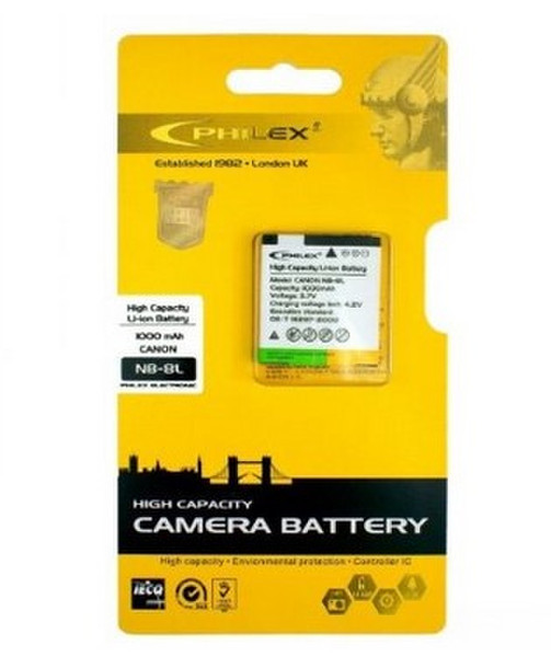 Philex CMB12007 Lithium-Ion 1000mAh 3.7V rechargeable battery
